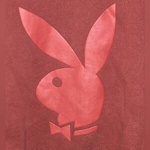 Playboy PAC SUN Crew Neck Sweatshirt Burgandy Relaxed Fit Men's S or Women's M L